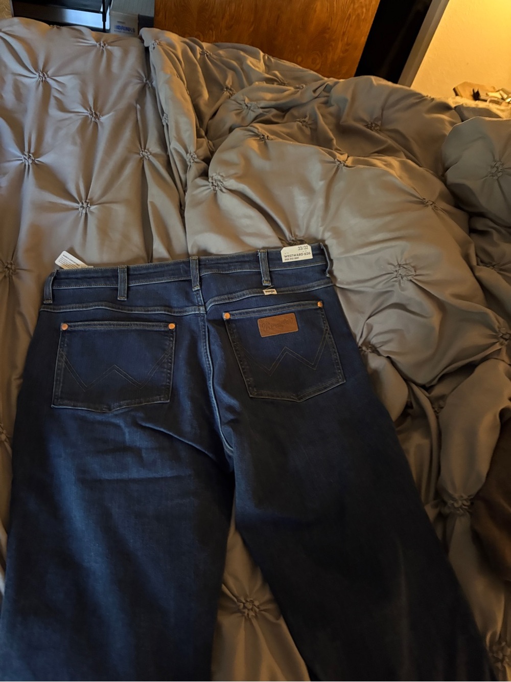 Wrangler Dark Indigo High-Rise Boot Jeans